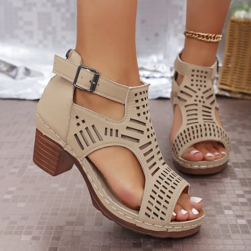 Men Shoes On - Roman Style Women'S Sandals Breathable And