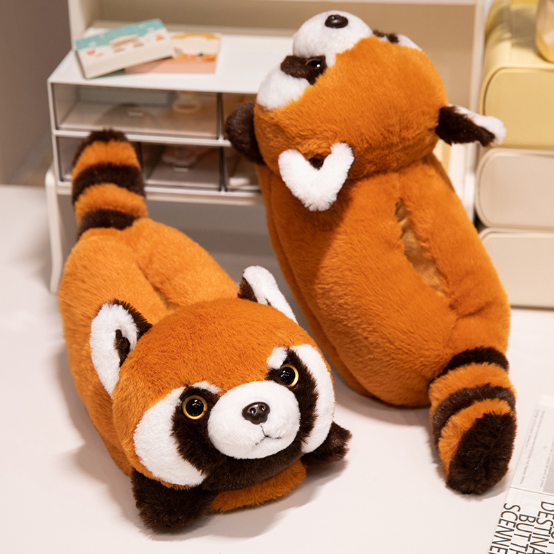Red Panda Plush Slippers Fox O - đánh giá và giá Men Shoes Red Tape