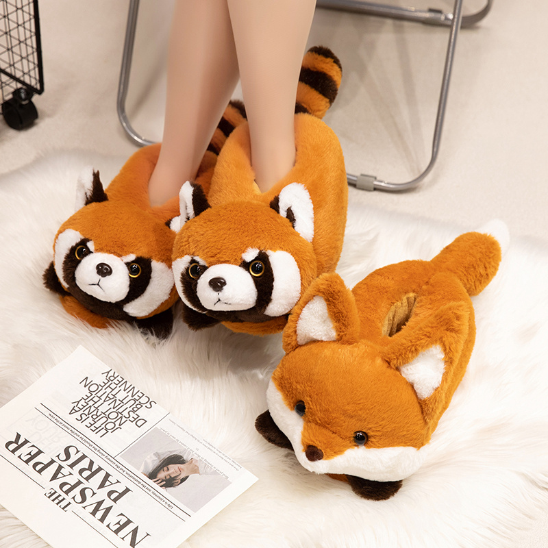 Red Panda Plush Slippers Fox O - đánh giá và giá Men Shoes Red Tape