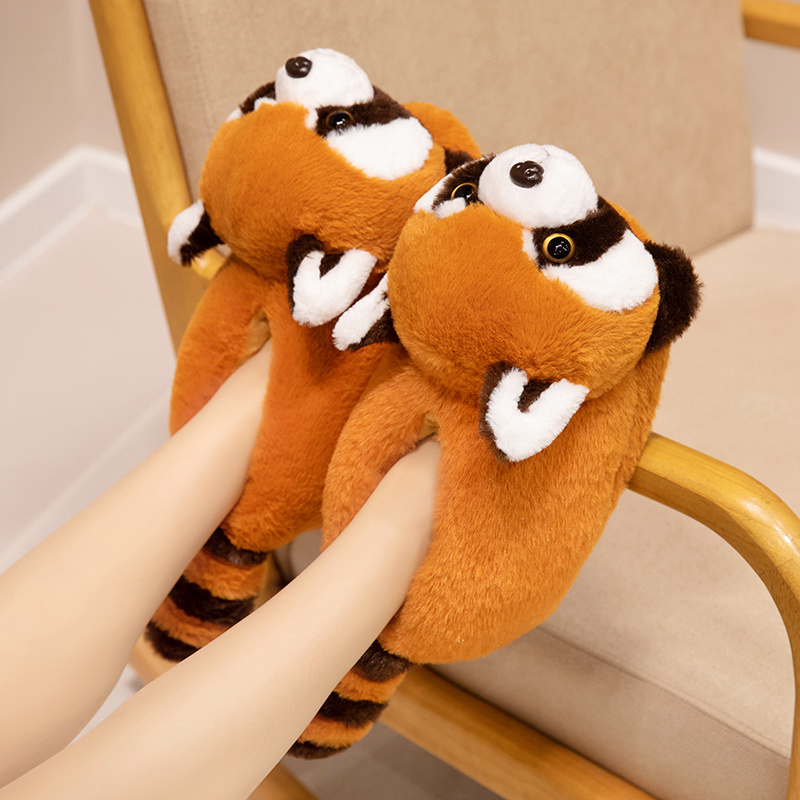 Red Panda Plush Slippers Fox O - đánh giá và giá Men Shoes Red Tape