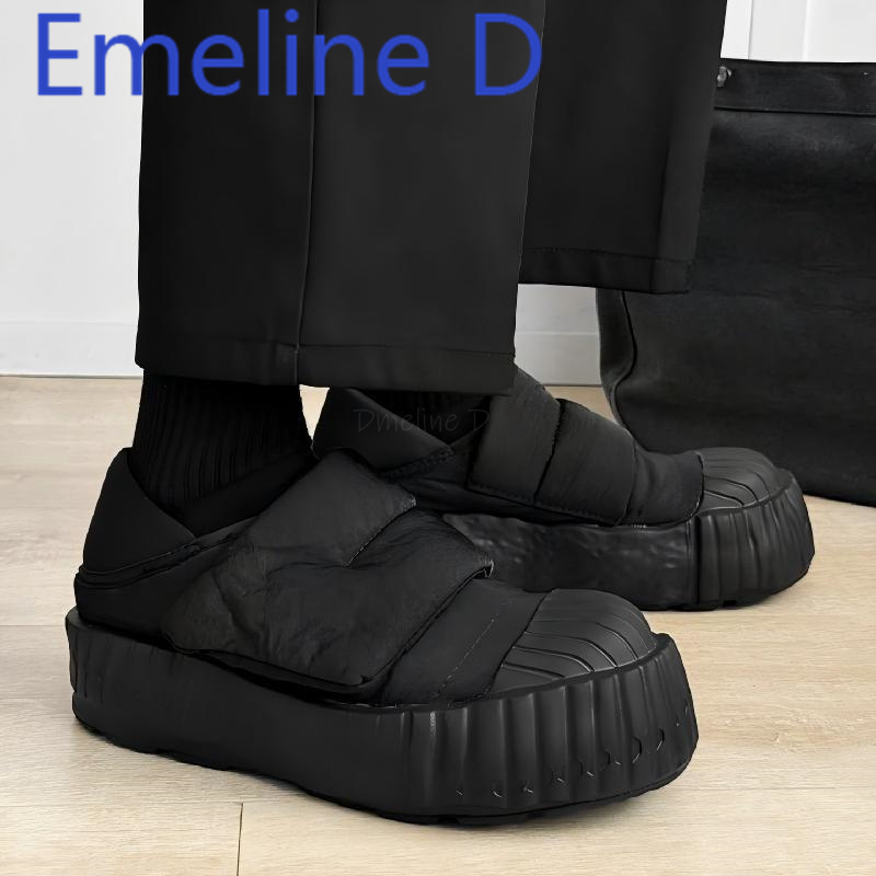 Step On Couple's Snow Boots Th - đánh giá và giá Men Shoes Velcro