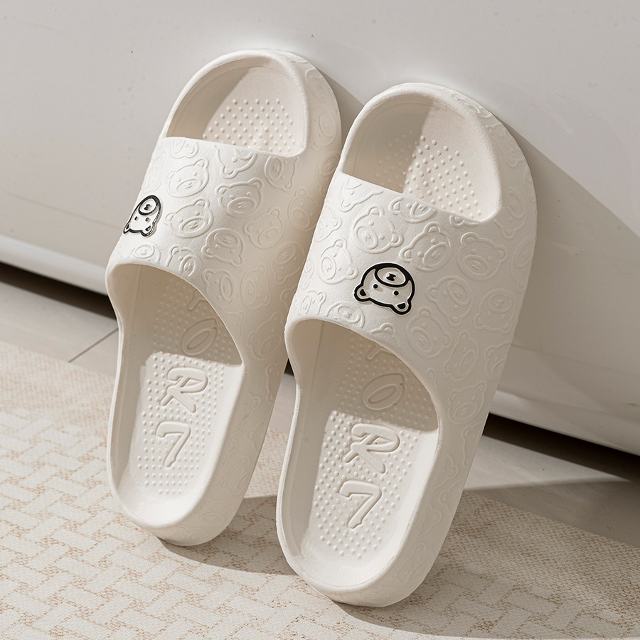 Printting Cute Bear Women Slip - đánh giá và giá Men Shoes On