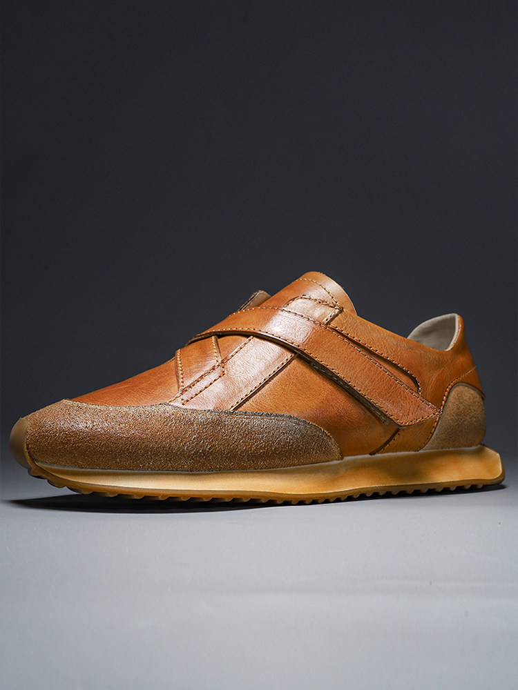 Retro Men's Shoes New Velcro T - đánh giá và giá Men Shoes Velcro