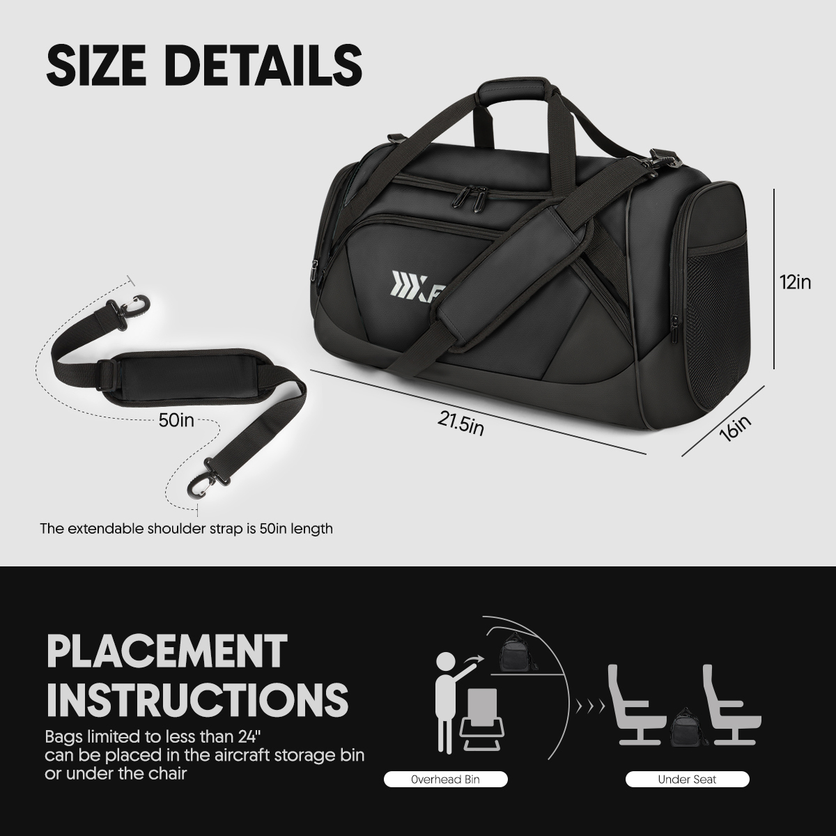 Travel Duffle Bag for Men Wome - đánh giá và giá Men'S Shoes York
