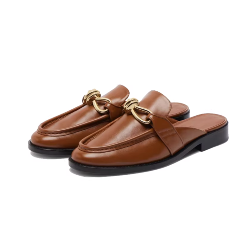 Metal Buckle Half Slippers For - đánh giá và giá Men'S Shoes Daily Use