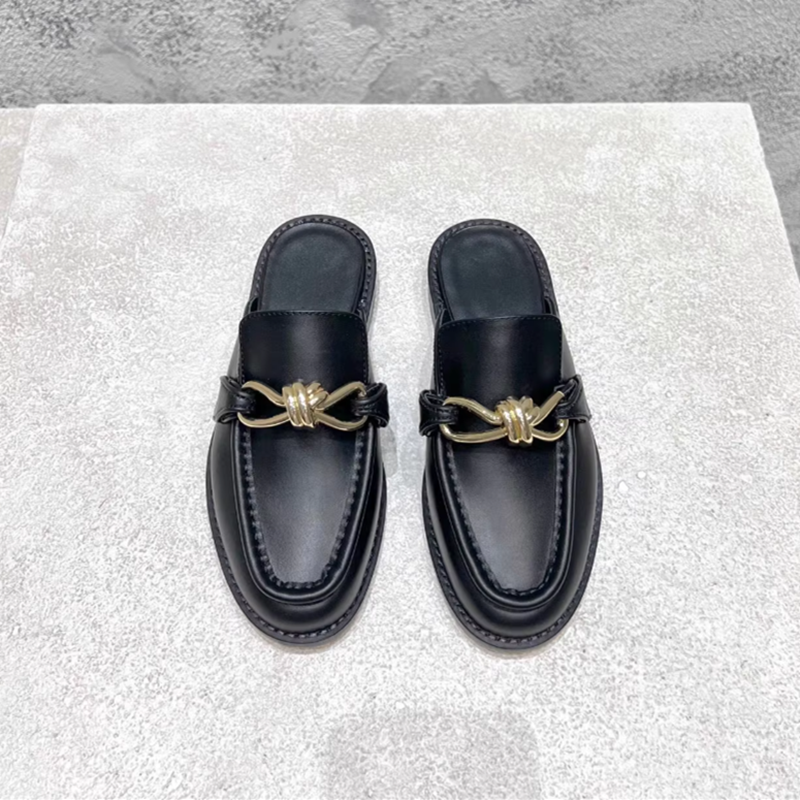 Metal Buckle Half Slippers For - đánh giá và giá Men'S Shoes Daily Use