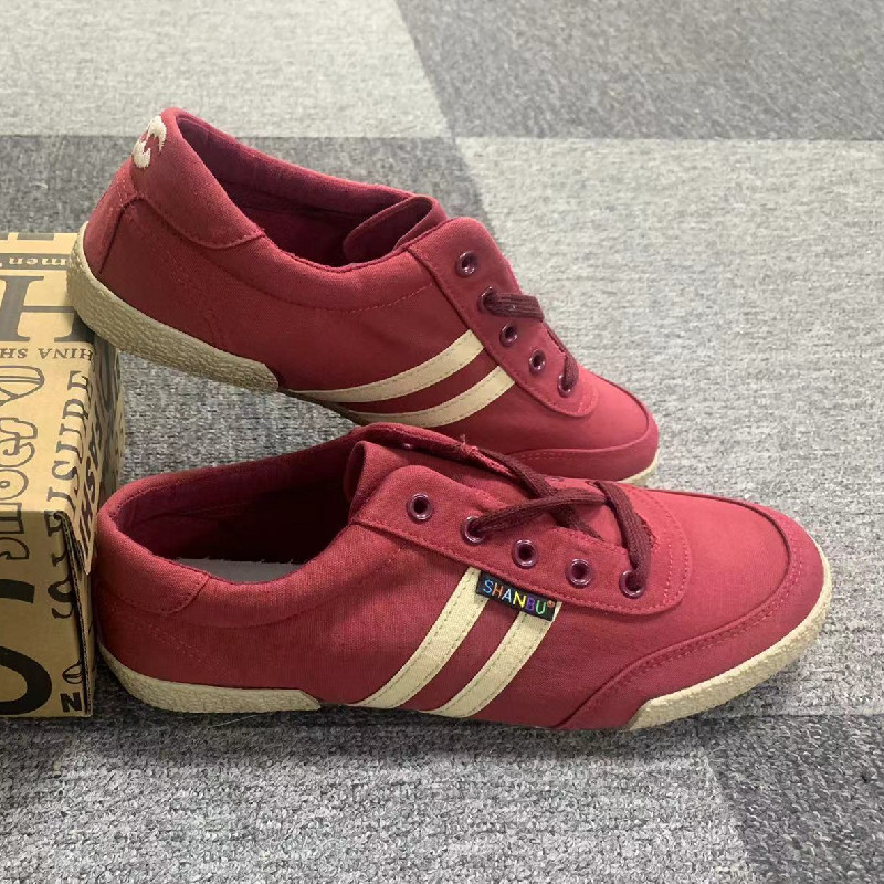 Hot Sale Summer Red Canvas Sho - đánh giá và giá Men Shoes Red Tape