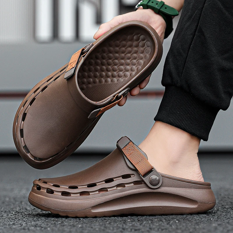 Quick-Dry EVA Solid Color Mens - đánh giá và giá Men'S Shoes Daily Use