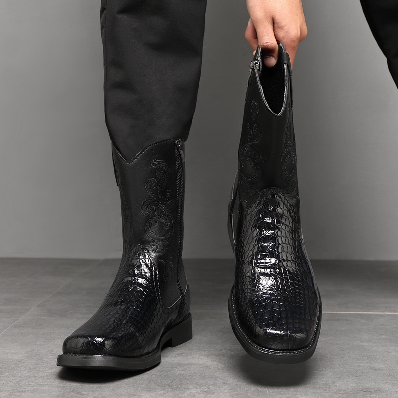 Men's Wide Width Tall Cowboy B - đánh giá và giá Men'S Shoes Wide Width