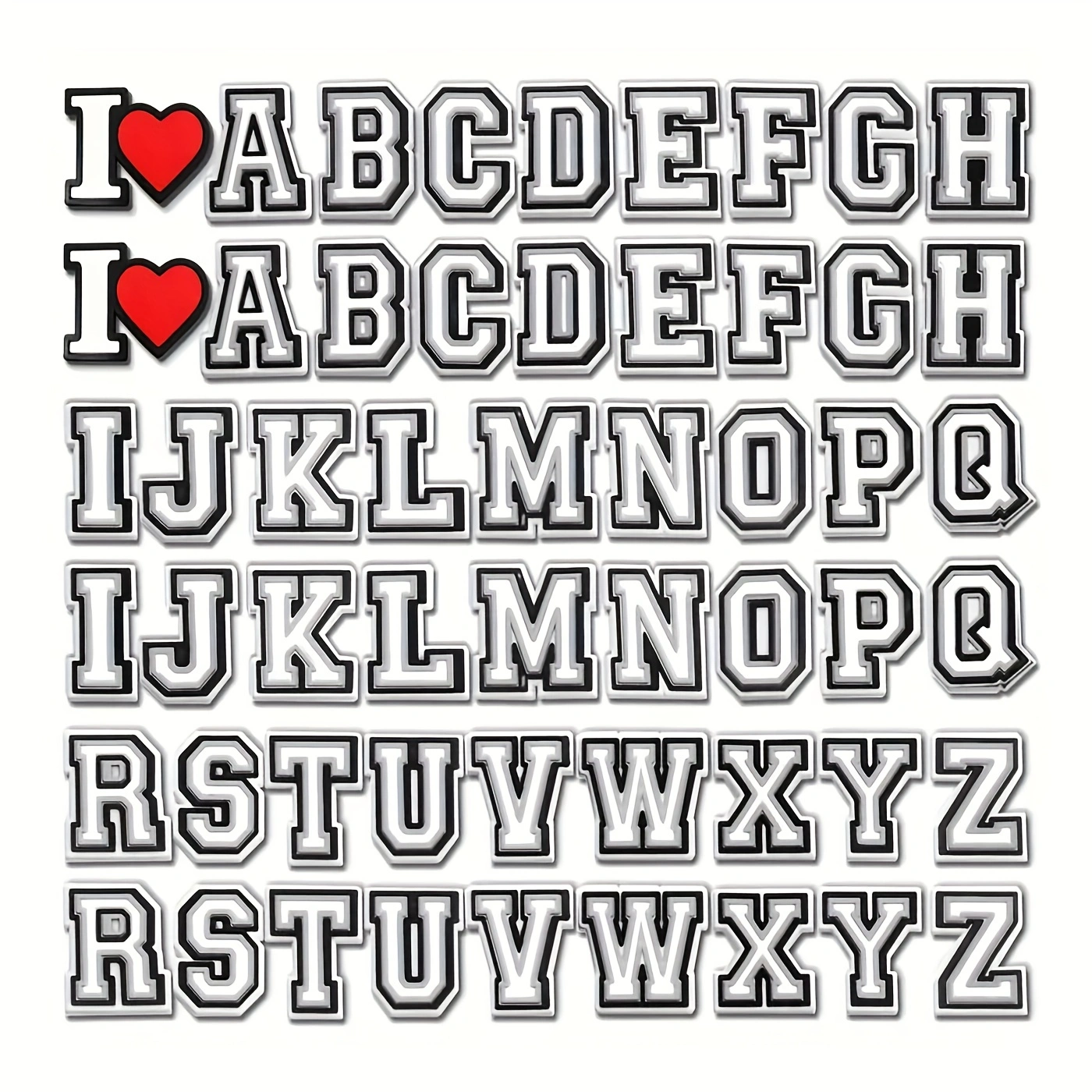 54Pcs Alphabet Shoe Charms - S - đánh giá và giá Men Shoes Variety