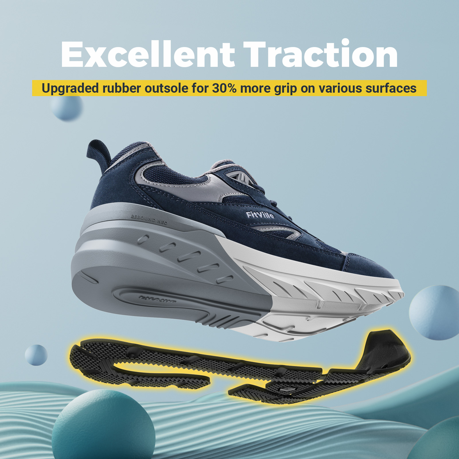 FitVille Newest Walking Shoes  - đánh giá và giá Men'S Shoes Wide Width